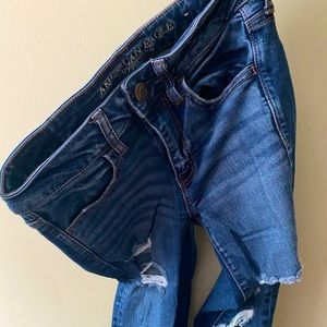 American Eagle Ripped Skinny Jeans